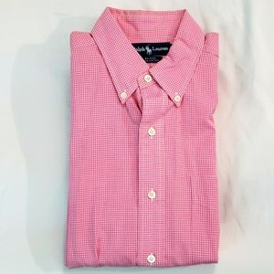 Ralph Lauren Long Sleeve Shirt in Checkered (Size M)